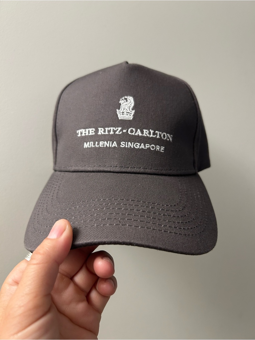 The Ritz-Carlton Millenia Singapore Men’s Dark Grey Cap Embroidered